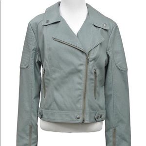 Bar III Faux Leather Moto Jacket